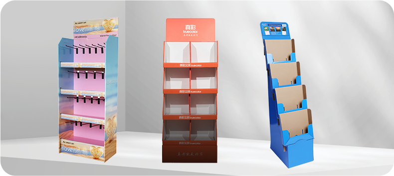 Pap/korrugeret displaystand